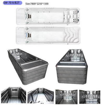 SW-70A2T বালবোয়া সিস্টেম সহ অন্তহীন সুইমিং স্পা পুলের জন্য আউটডোর