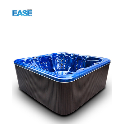 বহিরঙ্গন হোয়াইট ম্যাসেজ স্পা হট টব 124Pcs মোট জেট 1 recliner